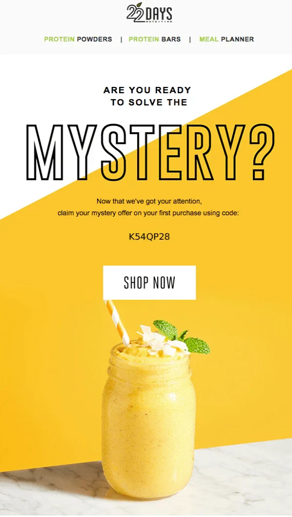 22 Days Nutrition mystery